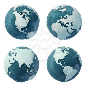 The World at the time of Ice Age