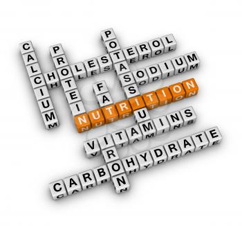 Nutrition Ingredient (3D crossword orange series)