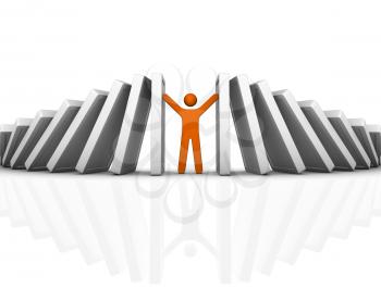 domino effect and problem solving