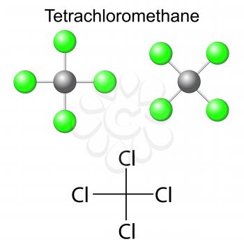 Tetrachloromethane Clipart