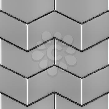 Steel arrow blocks flooring  seamless shiny abstract industrial background