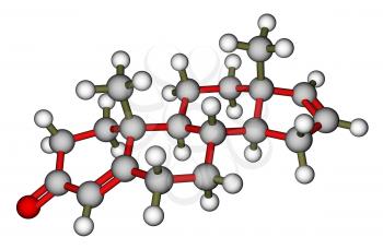 Androstadienone, a strong male-produced pheromone. Molecular structure