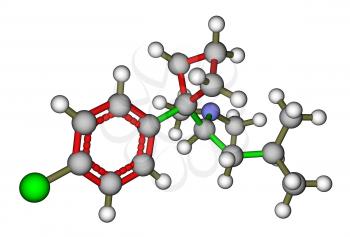 Sibutramine (oral anorexant, obesity treatment) molecular structure