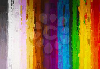 Vertical painting color lines illustration background hd