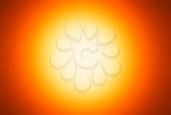 Glowing abstract sun illustration hd