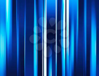 Vertical blue blurred abstract curtains background