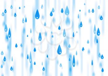 Vertical rain water drops illustration background