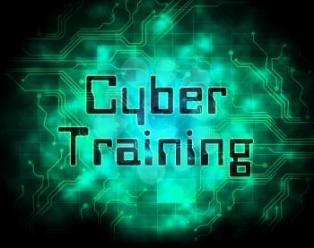 Cyber Training Virtual Web Class 2d Illustration Shows Online Learning Webinars Or Mentorship