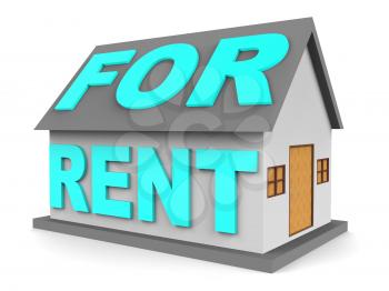 Buy Versus Rent Building Compares Leasing Or Property Purchase. Renting Or Buying For Living And Investment - 3d Illustration