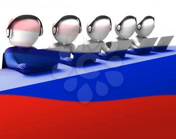 Russia Hacking American Elections Data 3d Illustration Shows Kremlin Spy Hackers On Internet Attack Usa Election Security Or Cybersecurity