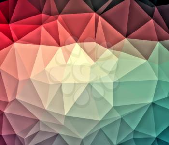 Low poly background. Polygonal or triangular abstract color background. Polygonal pattern. Low poly pattern.