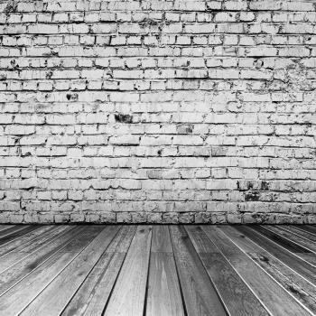 Bricks in black and white room. All textures created by me 3d rendering
