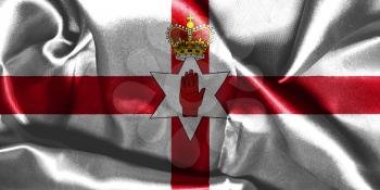 Northern Ireland Flag. Ulster Banner 3D illustration