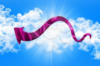 Sex Concept. Arrow With Sex Written On It Showing The Way On Sky and Clouds Background 3D illustration