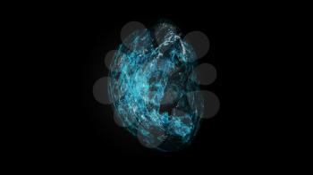 Drop of water 3D render