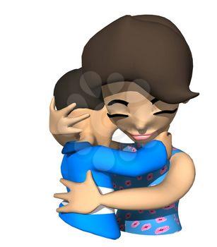 Hugging Clipart