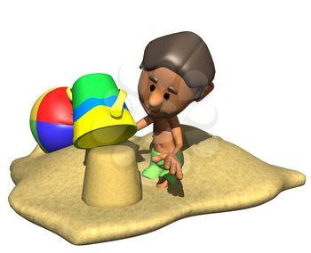 Sandcastle Clipart