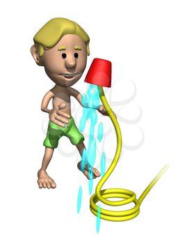 Bathing Clipart