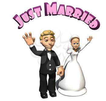 Newlyweds Clipart