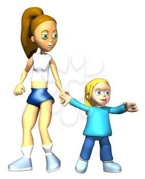 Siblings Clipart