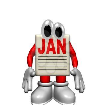 January Clipart