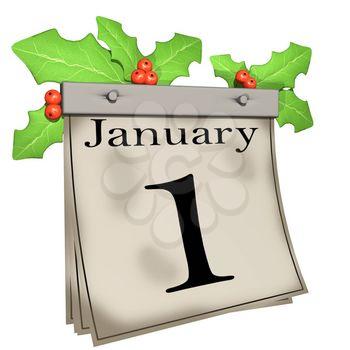 January Clipart