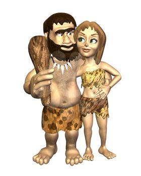 Cavewoman Clipart