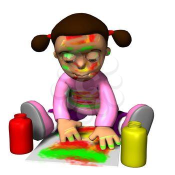 Fingerpainting Clipart