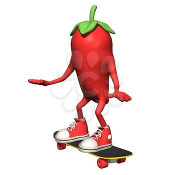 Skateboarding Clipart