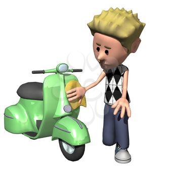 Motorbike Clipart