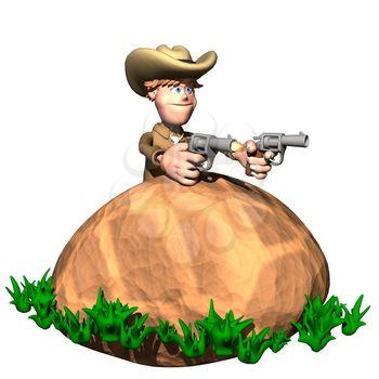 Gunfight Clipart