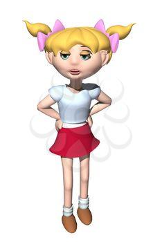 Pigtails Clipart