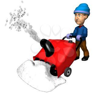 Snowblower Clipart