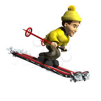 Skis Clipart