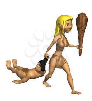 Cavewoman Clipart