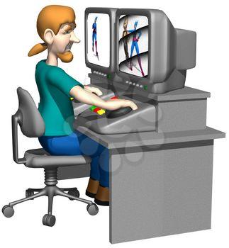 Seated Clipart