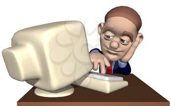 Typing Clipart