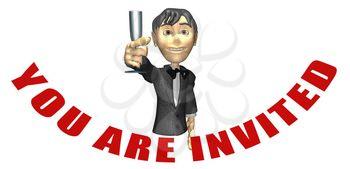 Invited Clipart