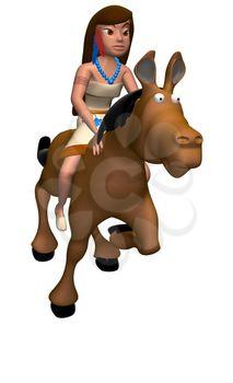 Horseback Clipart