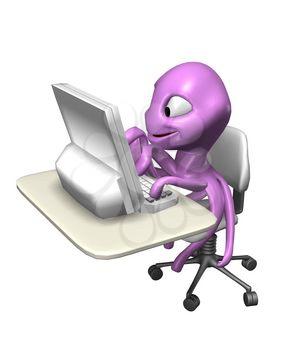 Typing Clipart