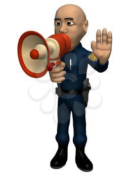 Speaking-trumpet Clipart