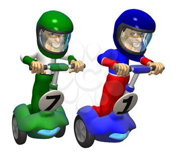 Scooters Clipart