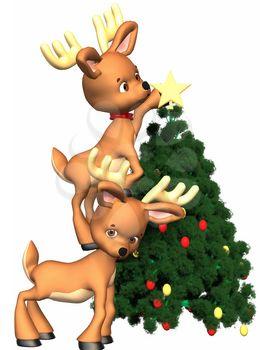 Reindeers Clipart