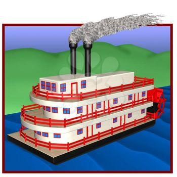Riverboat Clipart
