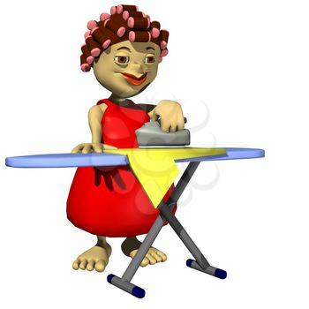 Ironing Clipart
