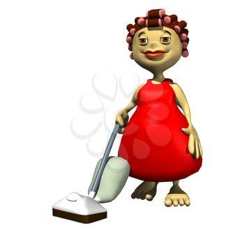 Vacuuming Clipart