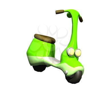 Motorscooter Clipart