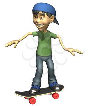 Skateboarder Clipart