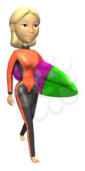 Surfer Clipart