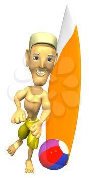 Surfer Clipart